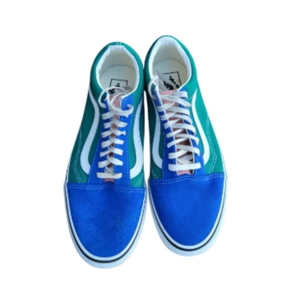 Vans Retro Court Old Skool Skate Sk8 Athletic Tennis Shoe Sneaker Green Women 10 - Picture 7 of 12